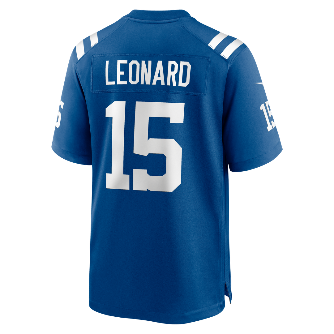 Riley Leonard Indianapolis Colts Nike Royal Team Game Jersey