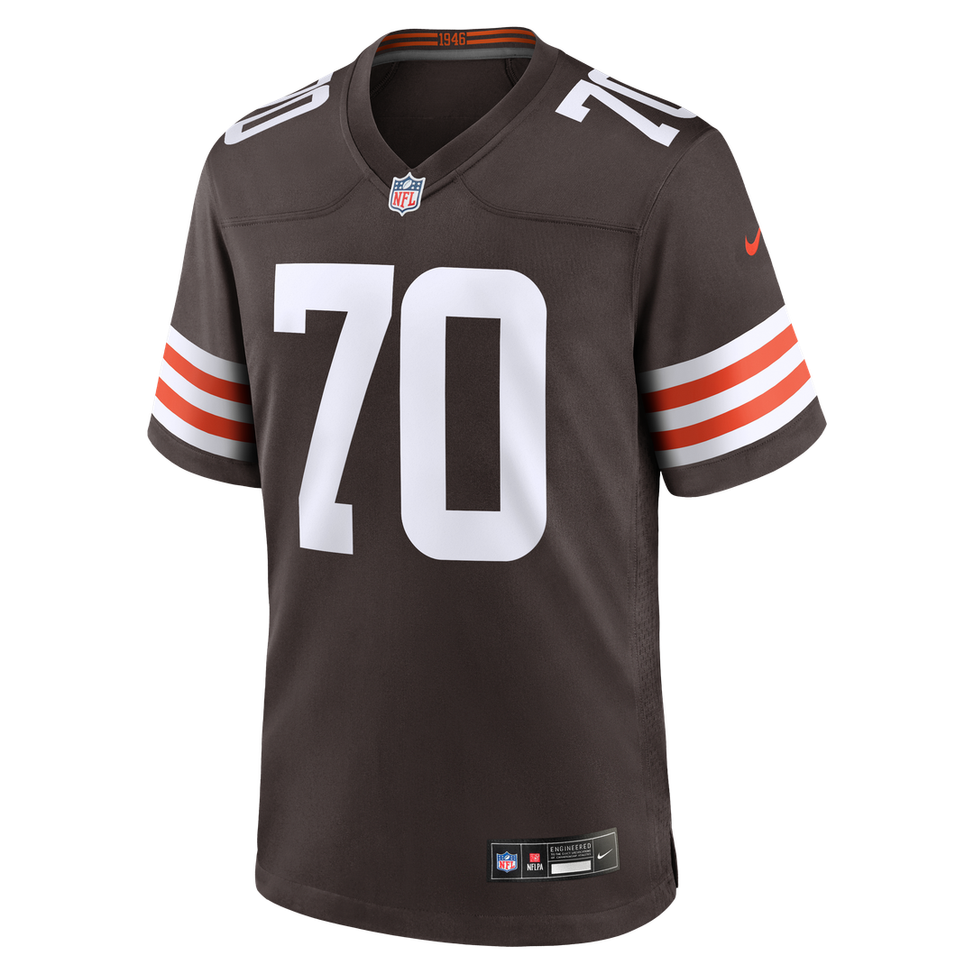 Zak Zinter Cleveland Browns Nike Brown Team Game Jersey