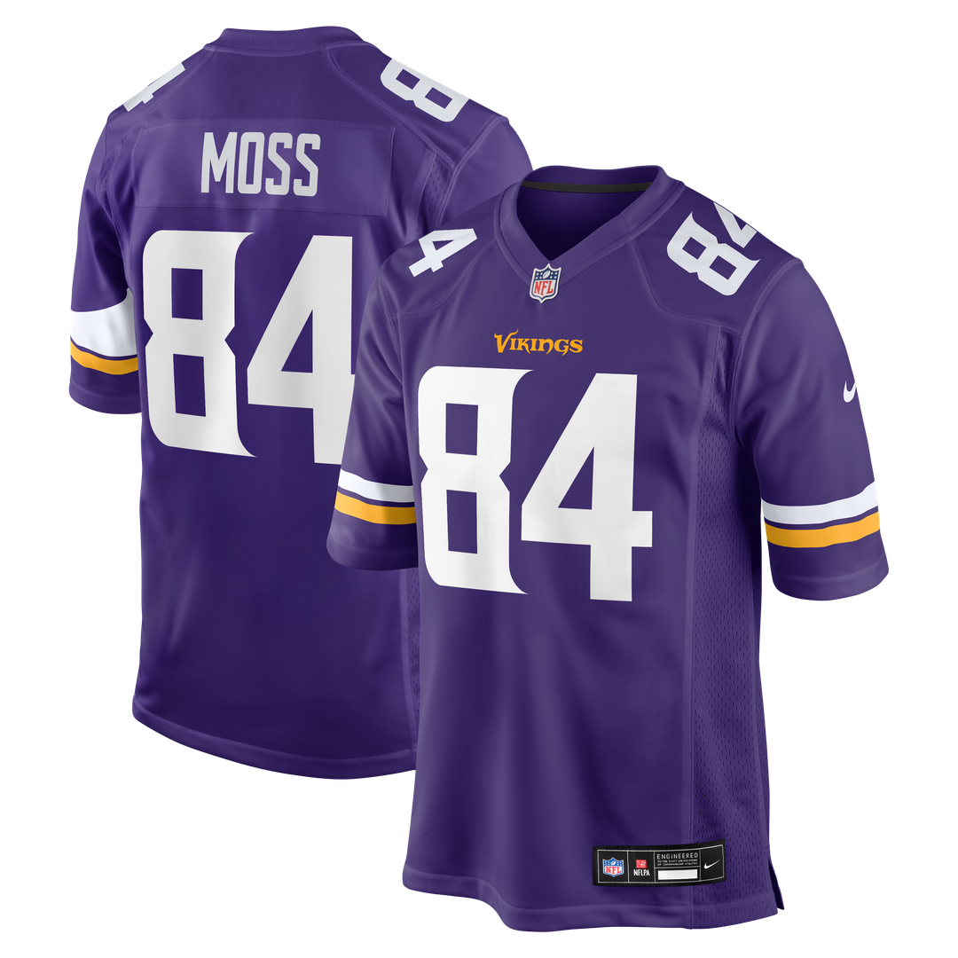 Randy Moss Minnesota Vikings Nike Purple Game Retired Player Jersey