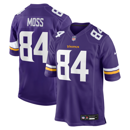 Randy Moss Minnesota Vikings Nike Purple Game Retired Player Jersey
