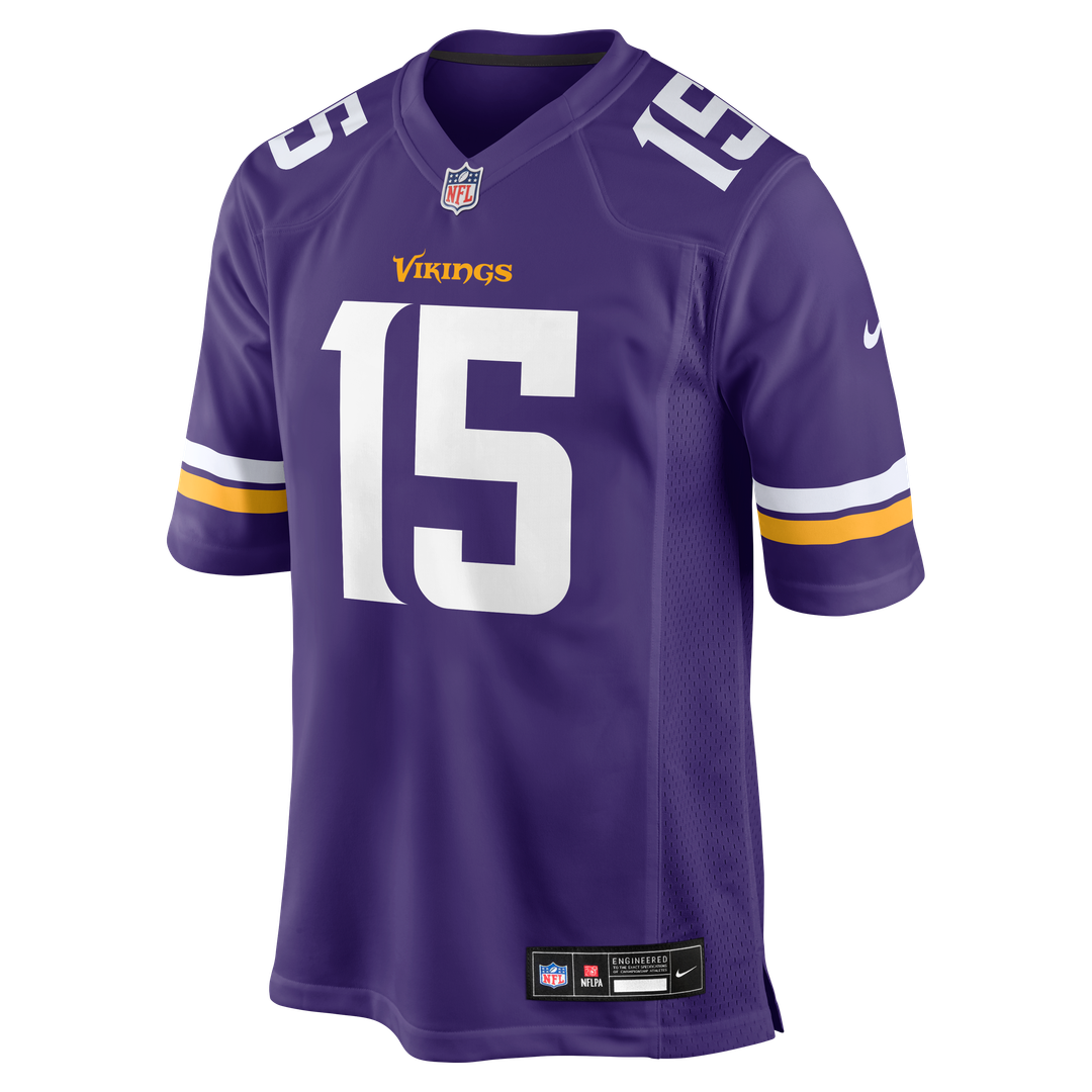 Dallas Turner Minnesota Vikings Nike Purple Game Jersey