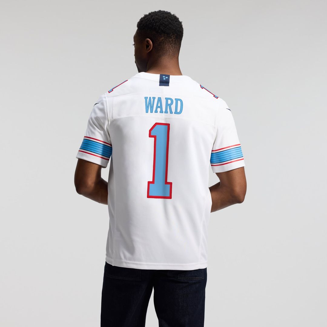 Cameron Ward Tennessee Titans Nike Light Blue Team Vapor F.U.S.E. Stitched Limited Jersey
