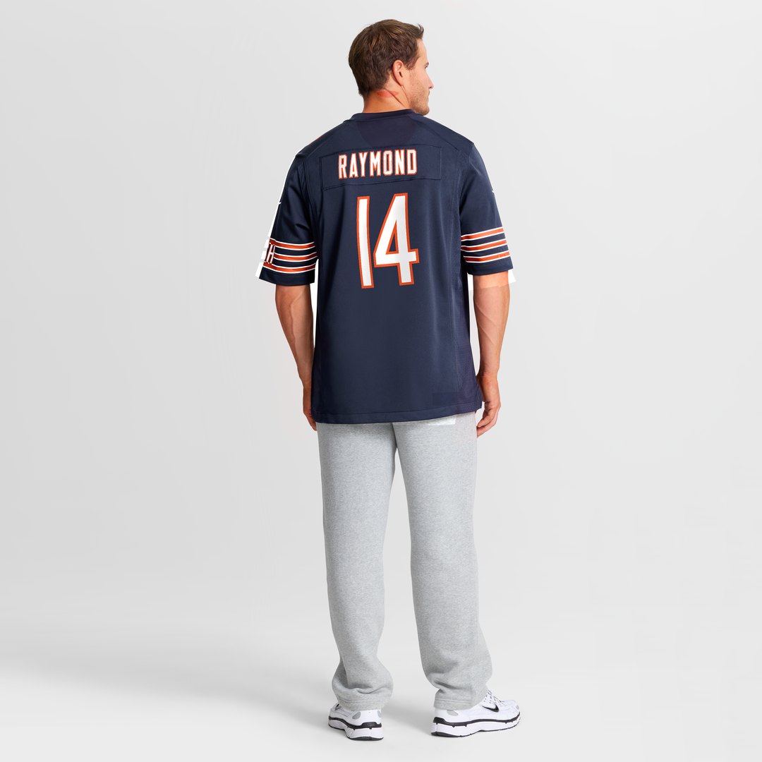 Kalif Raymond Chicago Bears Nike Navy Team Game Jersey