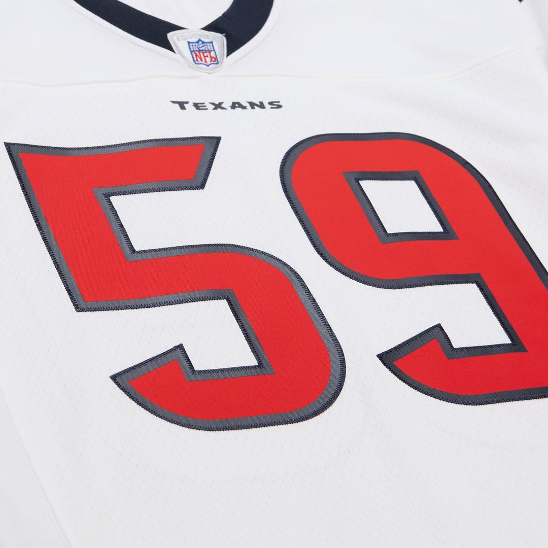 DeMeco Ryans Houston Texans Mitchell & Ness White 2006 Legacy Replica Jersey