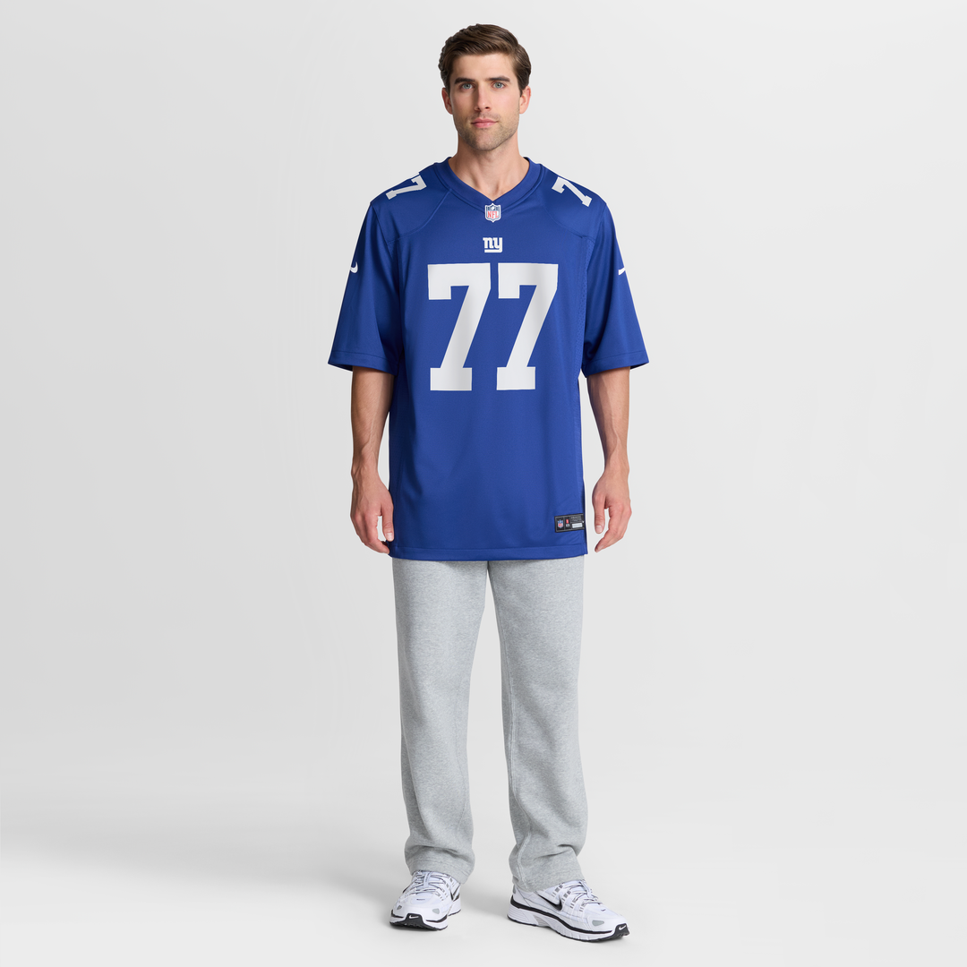 Daniel Faalele New York Giants Nike Royal Team Game Jersey