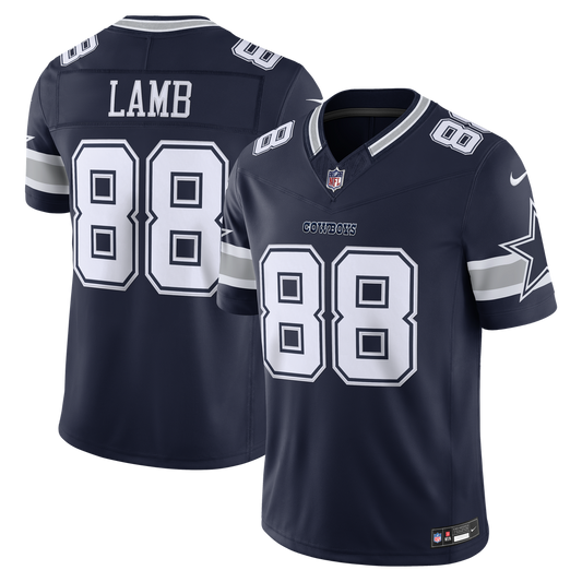 CeeDee Lamb Dallas Cowboys Nike Navy Team Vapor F.U.S.E. Stitched Limited Jersey