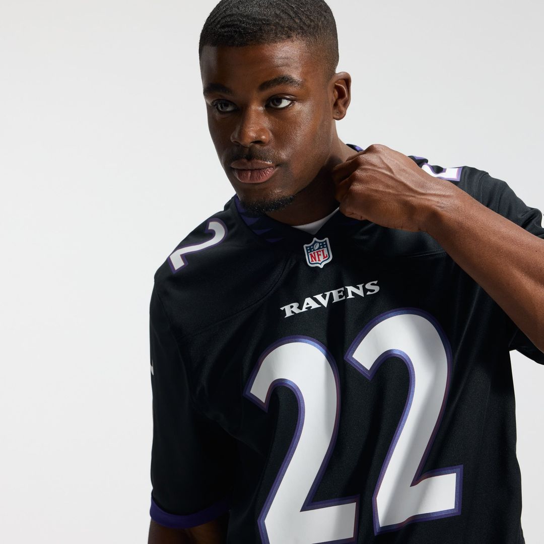 Derrick Henry Baltimore Ravens Nike Black Alternate Game Jersey