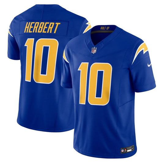 Justin Herbert Los Angeles Chargers Nike Royal Vapor F.U.S.E. Limited Jersey