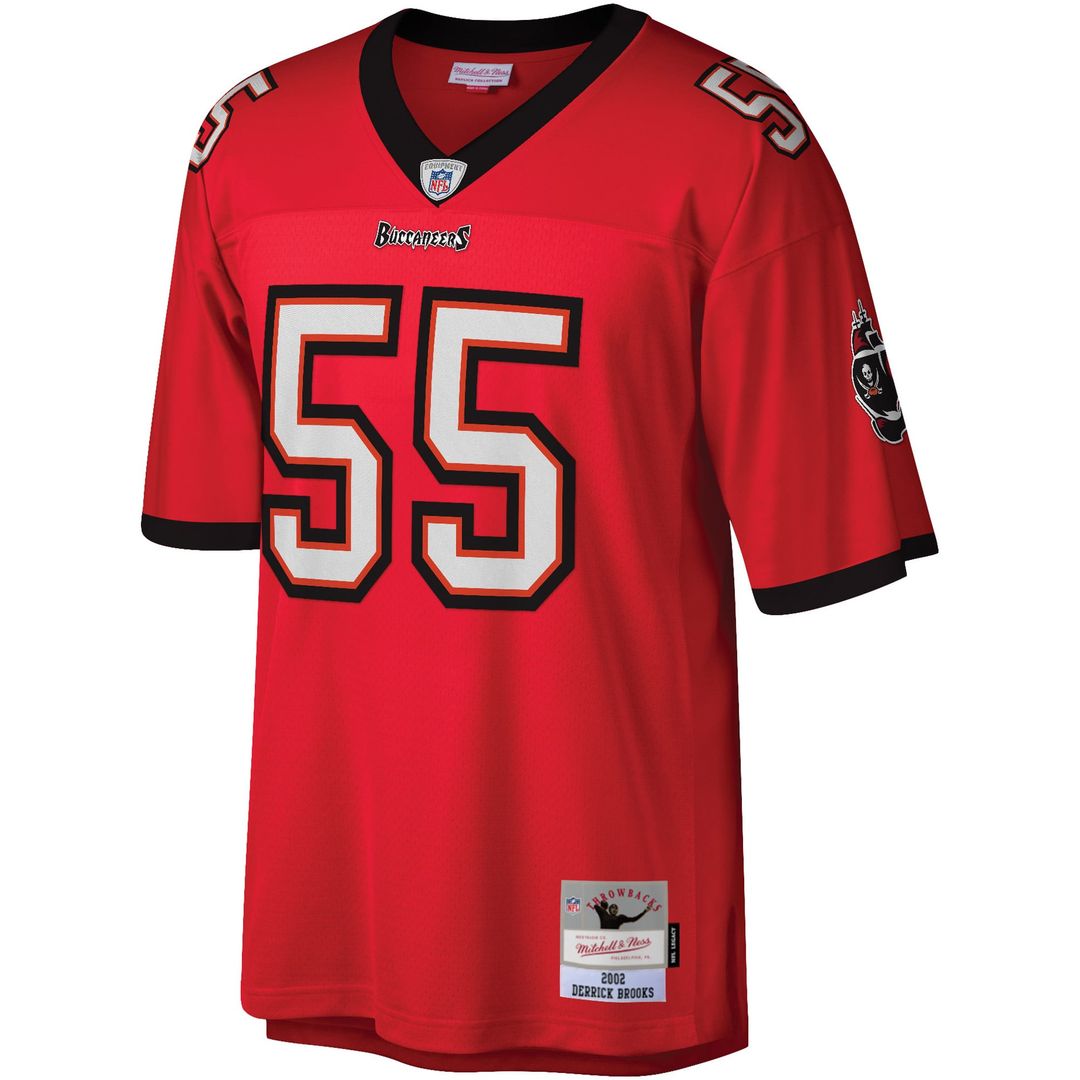 Derrick Brooks Tampa Bay Buccaneers Mitchell & Ness Red Legacy Replica Jersey