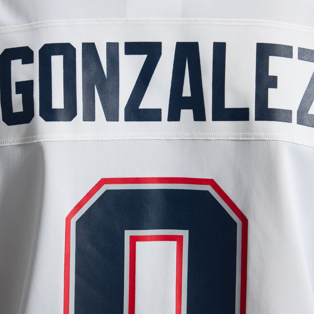 Christian Gonzalez New England Patriots Nike Navy Team Game Jersey