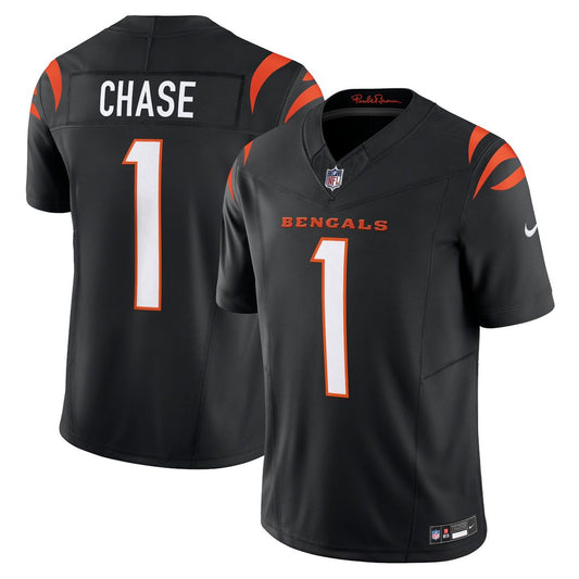 Ja'Marr Chase Cincinnati Bengals Nike Black Vapor F.U.S.E. Limited Jersey
