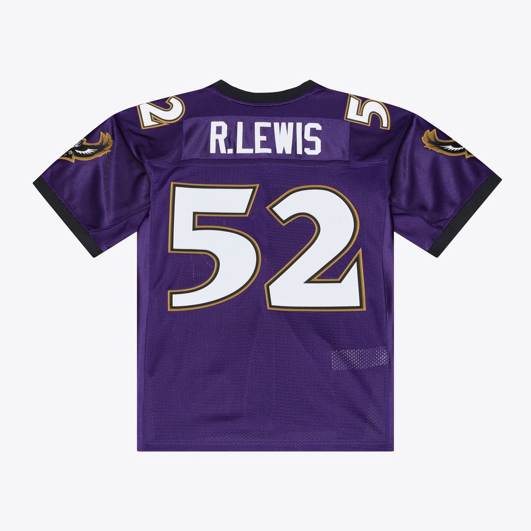Ray Lewis Baltimore Ravens Mitchell & Ness Purple 1996 Authentic Throwback Jersey