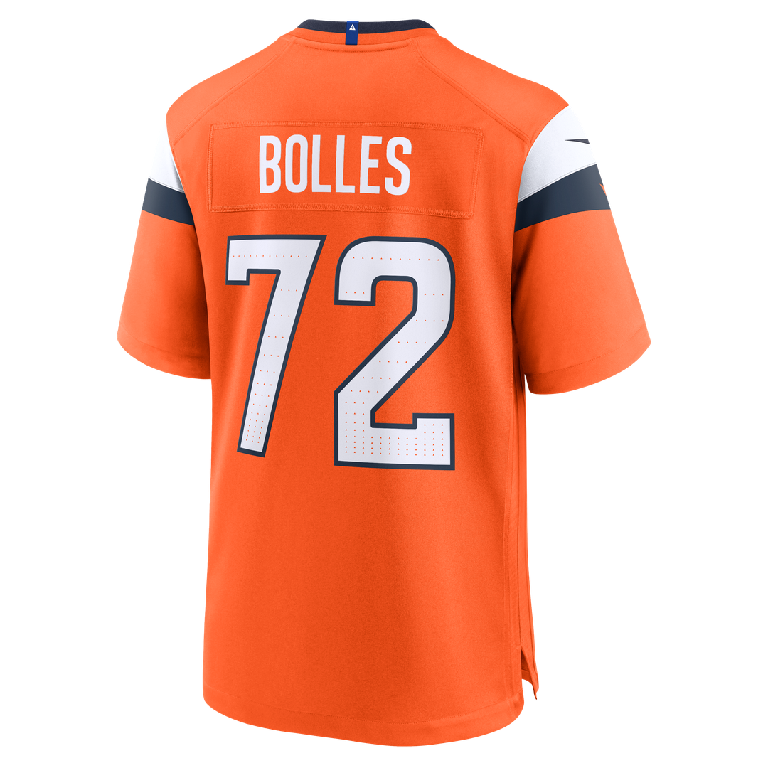 Garett Bolles Denver Broncos Nike Orange Team Game Jersey