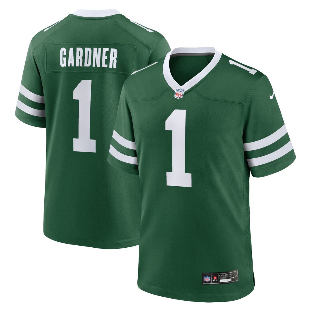 Ahmad Sauce Gardner New York Jets Nike Legacy Green Game Jersey