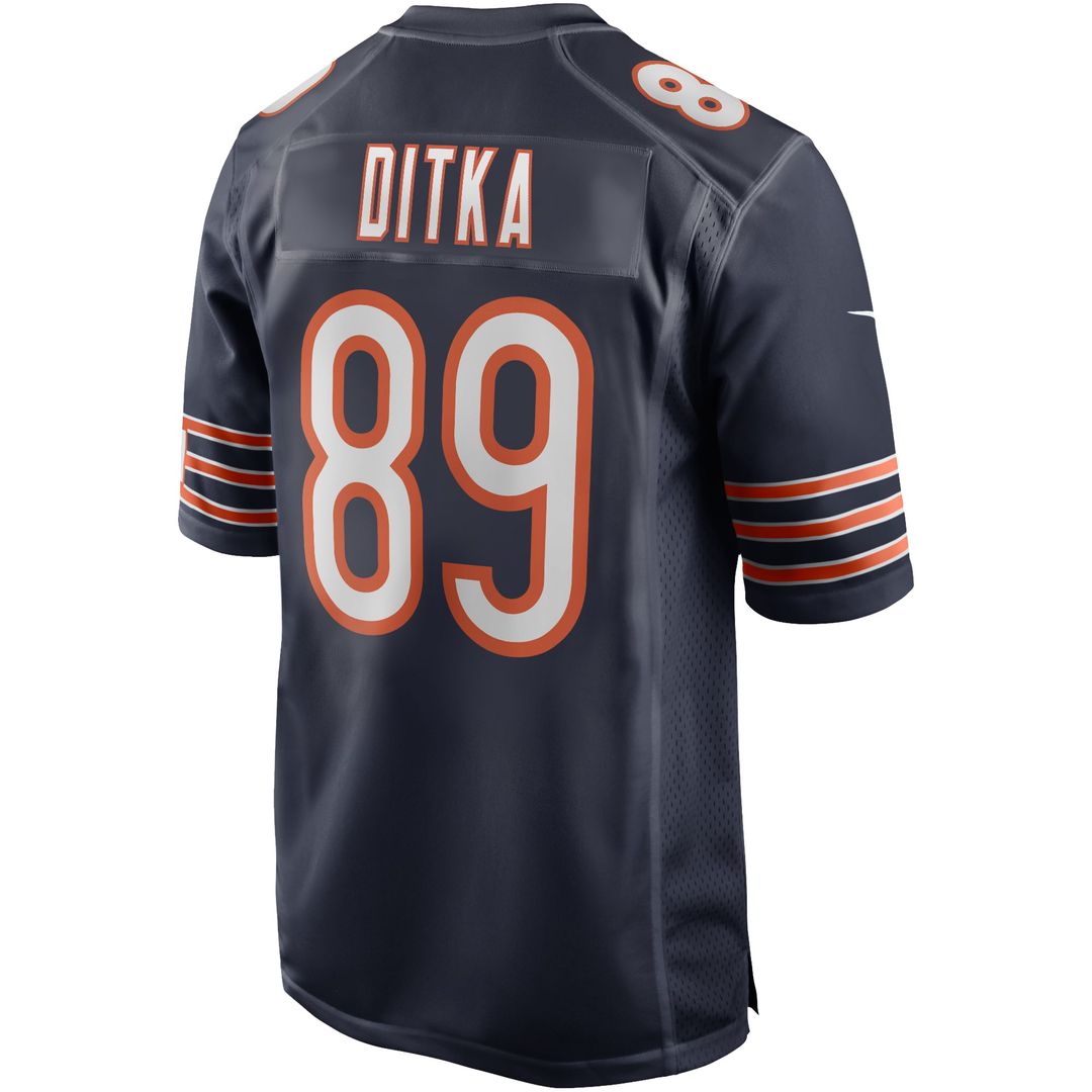 Mike Ditka Chicago Bears Nike Navy Game Retired Player Jersey