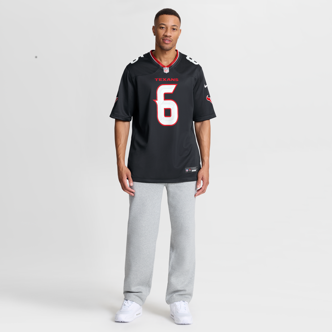 Reed Blankenship Houston Texans Nike Navy Team Game Jersey