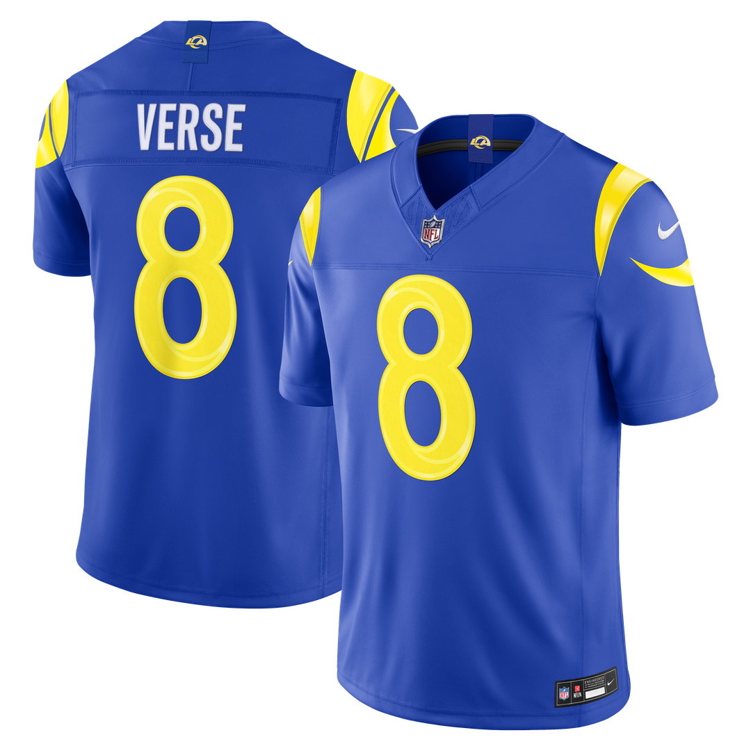 Jared Verse Los Angeles Rams Nike White Vapor F.U.S.E. Stitched Limited Jersey