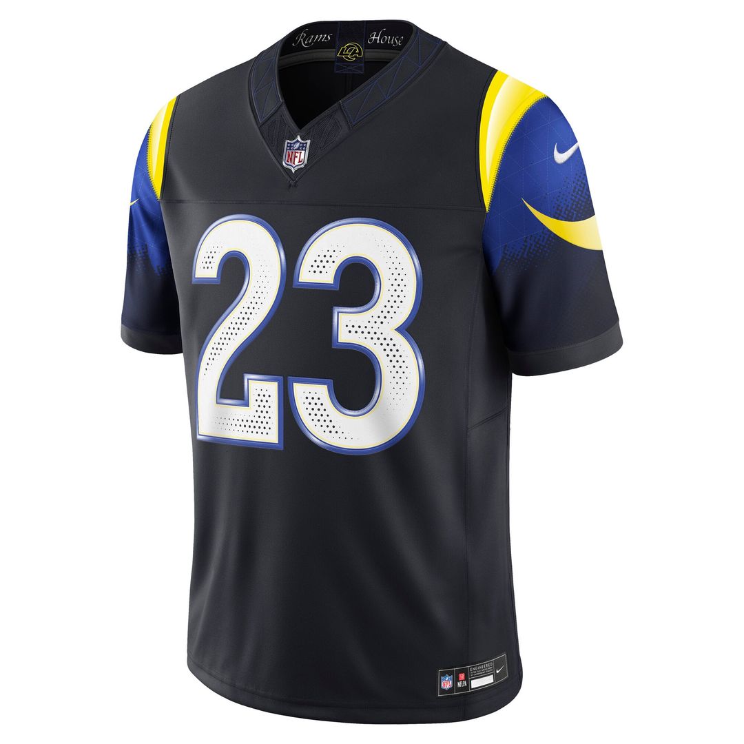 Kyren Williams Los Angeles Rams Nike Dark Blue Rivalries Collection Stitched Limited Jersey