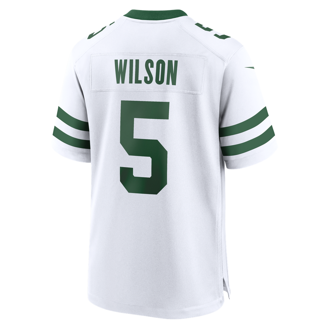 Garrett Wilson New York Jets Nike Legacy White Game Jersey