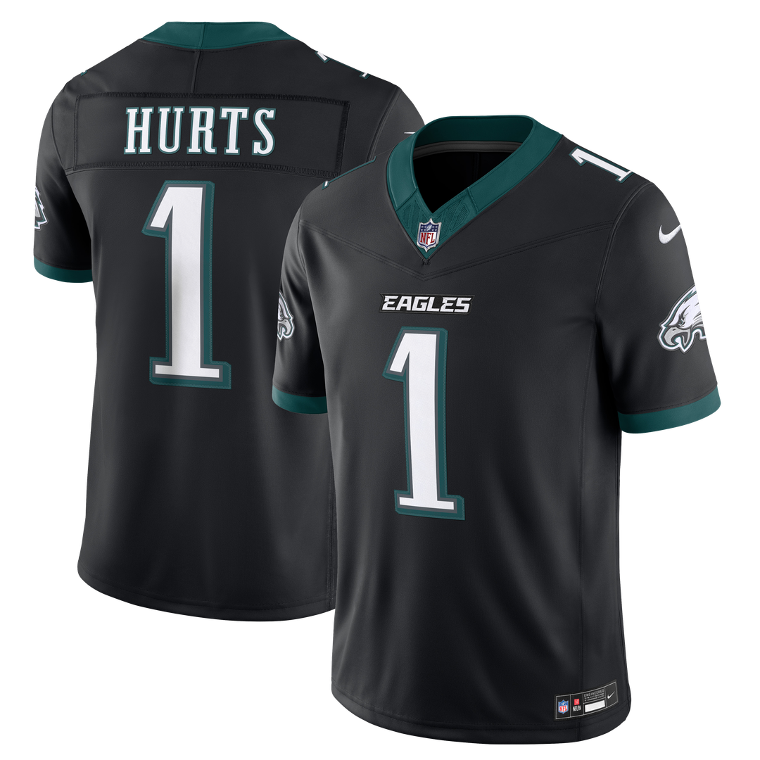 Jalen Hurts Philadelphia Eagles Nike Black Alternate Vapor F.U.S.E. Stitched Limited Jersey