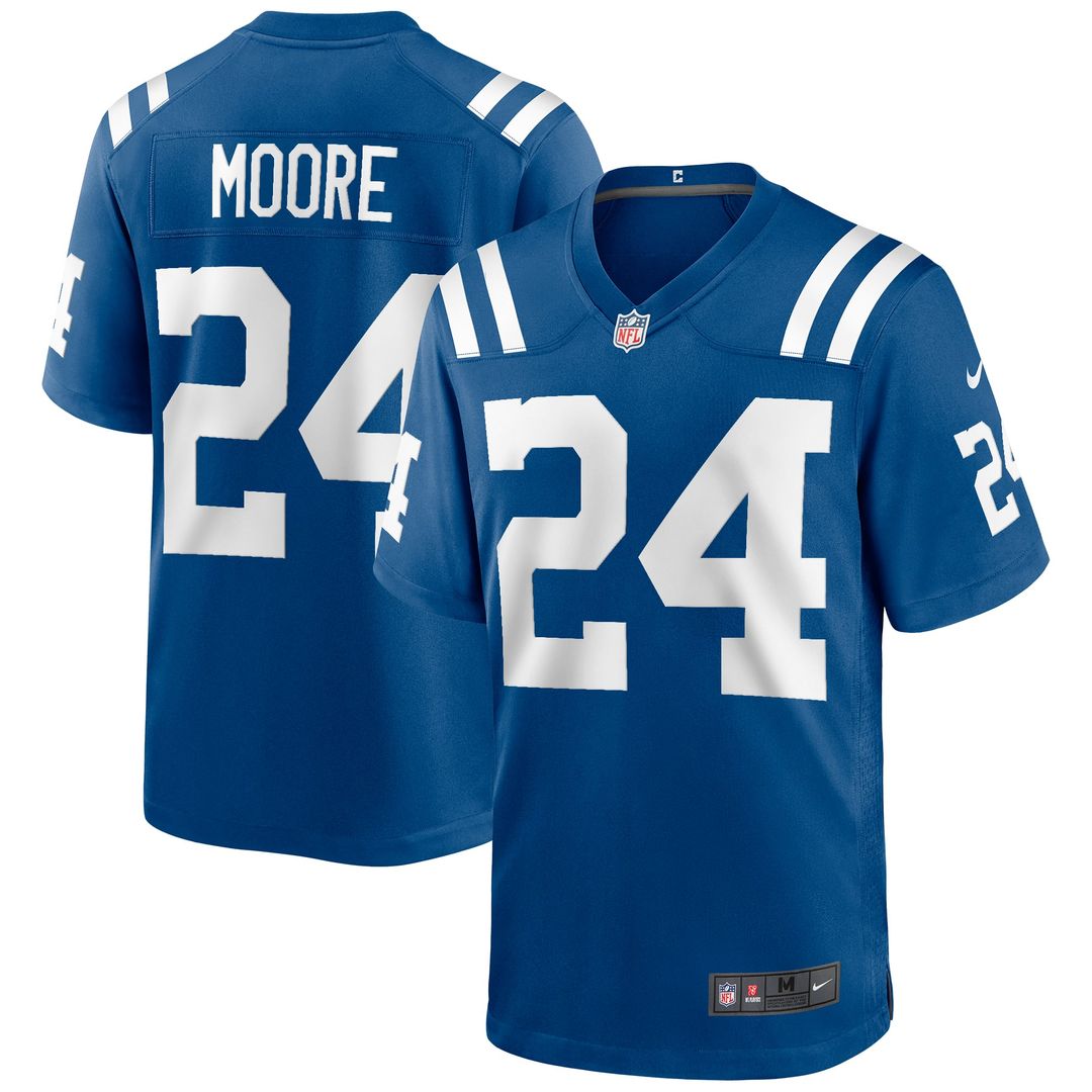 Lenny Moore Indianapolis Colts Nike Royal Game Retired Player Jersey
