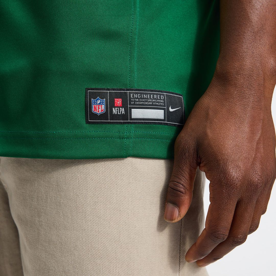 Garrett Wilson New York Jets Nike Legacy Green Team Vapor F.U.S.E. Stitched Limited Jersey