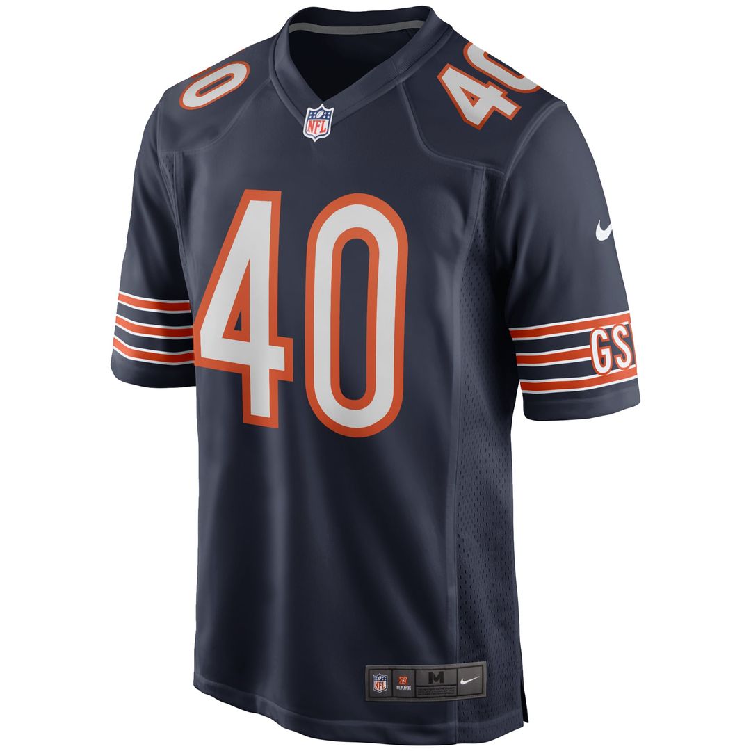 Gale Sayers Chicago Bears Nike Navy Game Retired Player Jersey