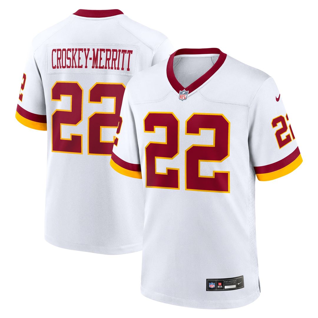 Jacory Croskey-Merritt Washington Commanders Nike Burgundy Game Jersey
