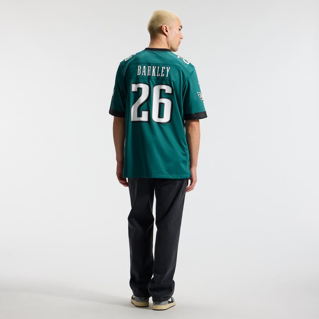 Saquon Barkley Philadelphia Eagles Nike White Game Jersey