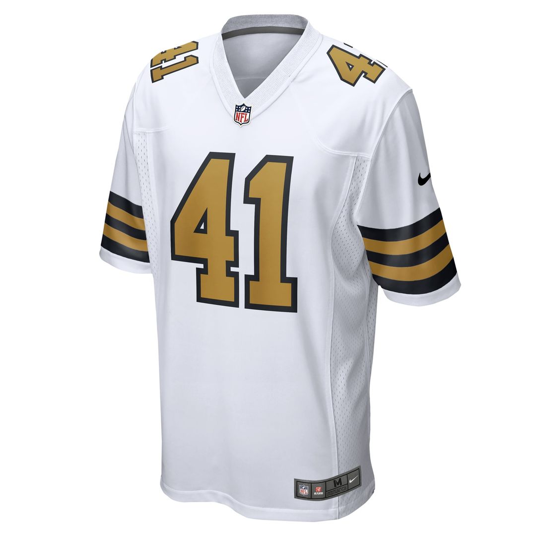 Alvin Kamara New Orleans Saints Nike White Alternate Game Jersey