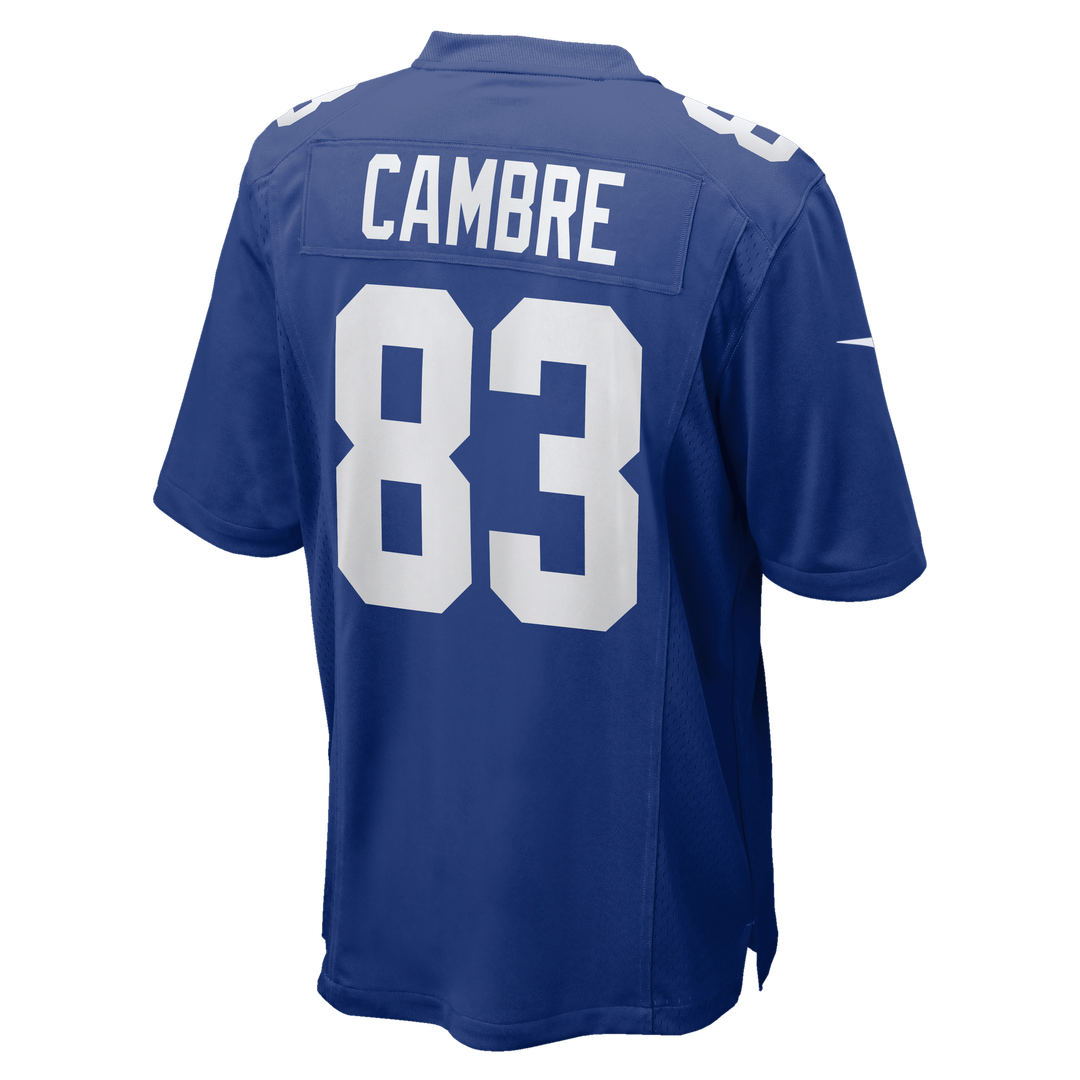 Dalen Cambre New York Giants Nike Royal Team Game Jersey