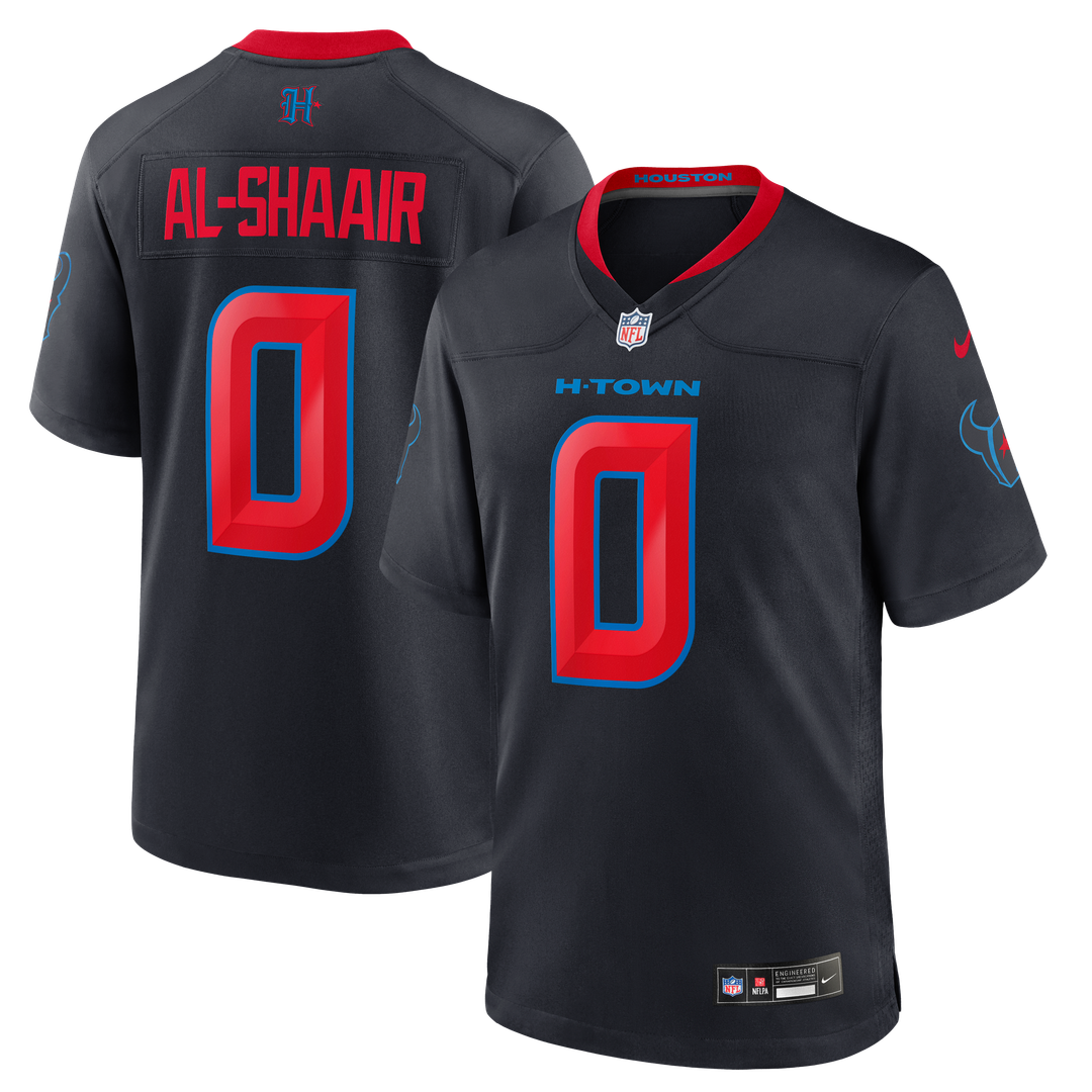 Azeez Al-Shaair Houston Texans Nike Navy Alternate Game Jersey