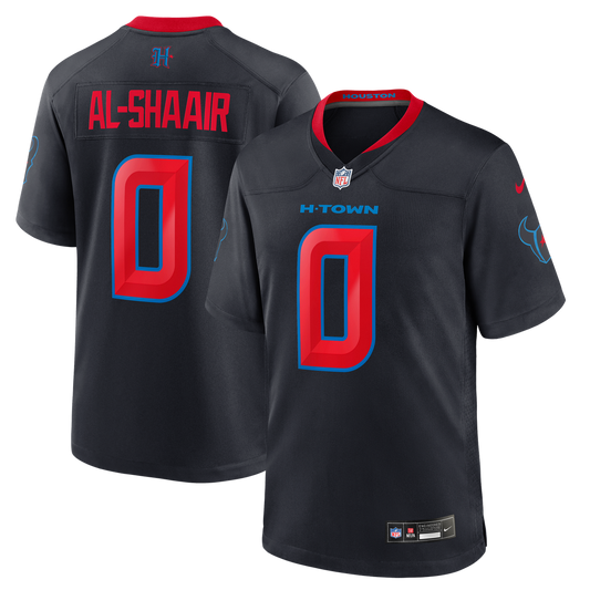 Azeez Al-Shaair Houston Texans Nike Navy Alternate Game Jersey