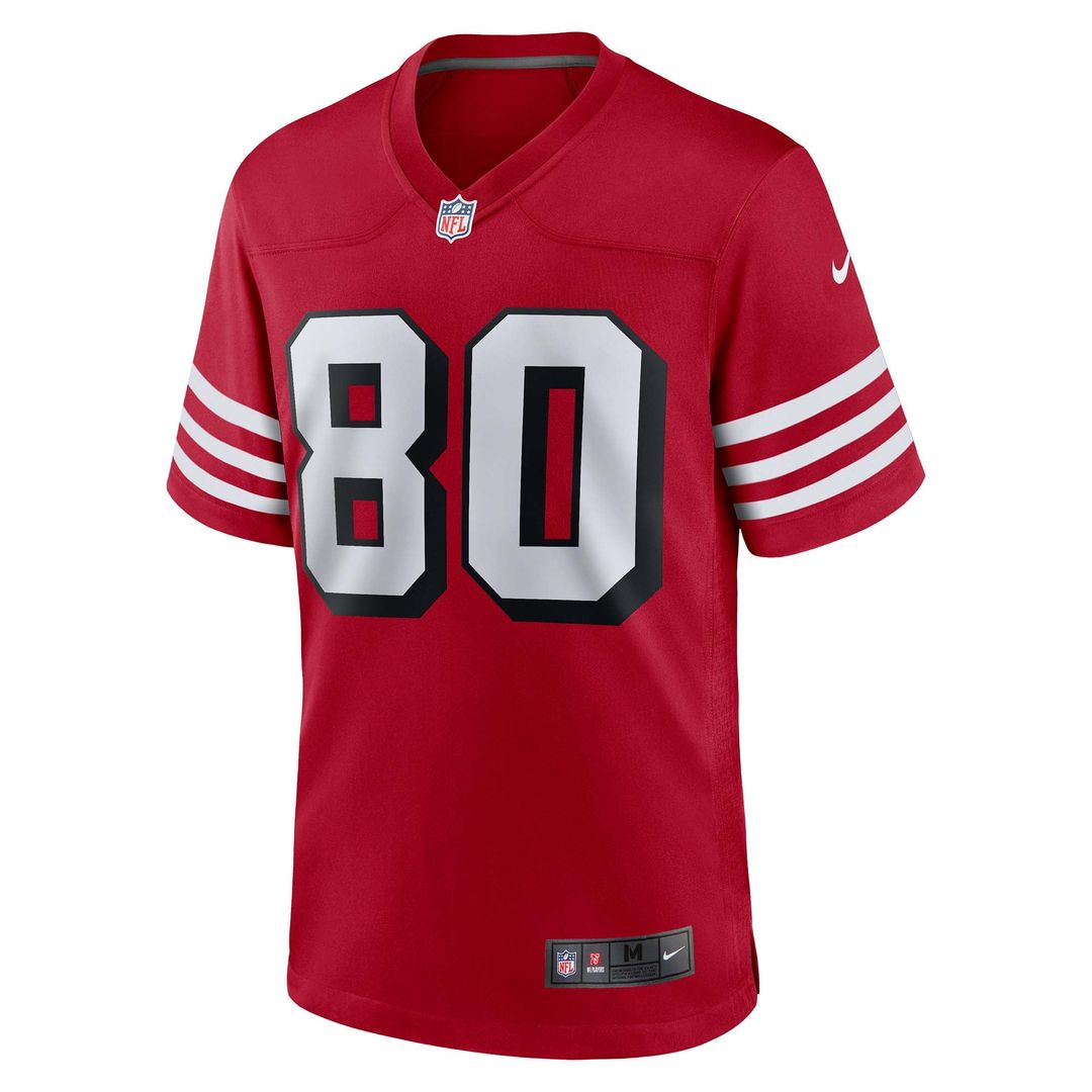 Jerry Rice San Francisco 49ers Nike Scarlet Retired Player Alternate Game Jersey