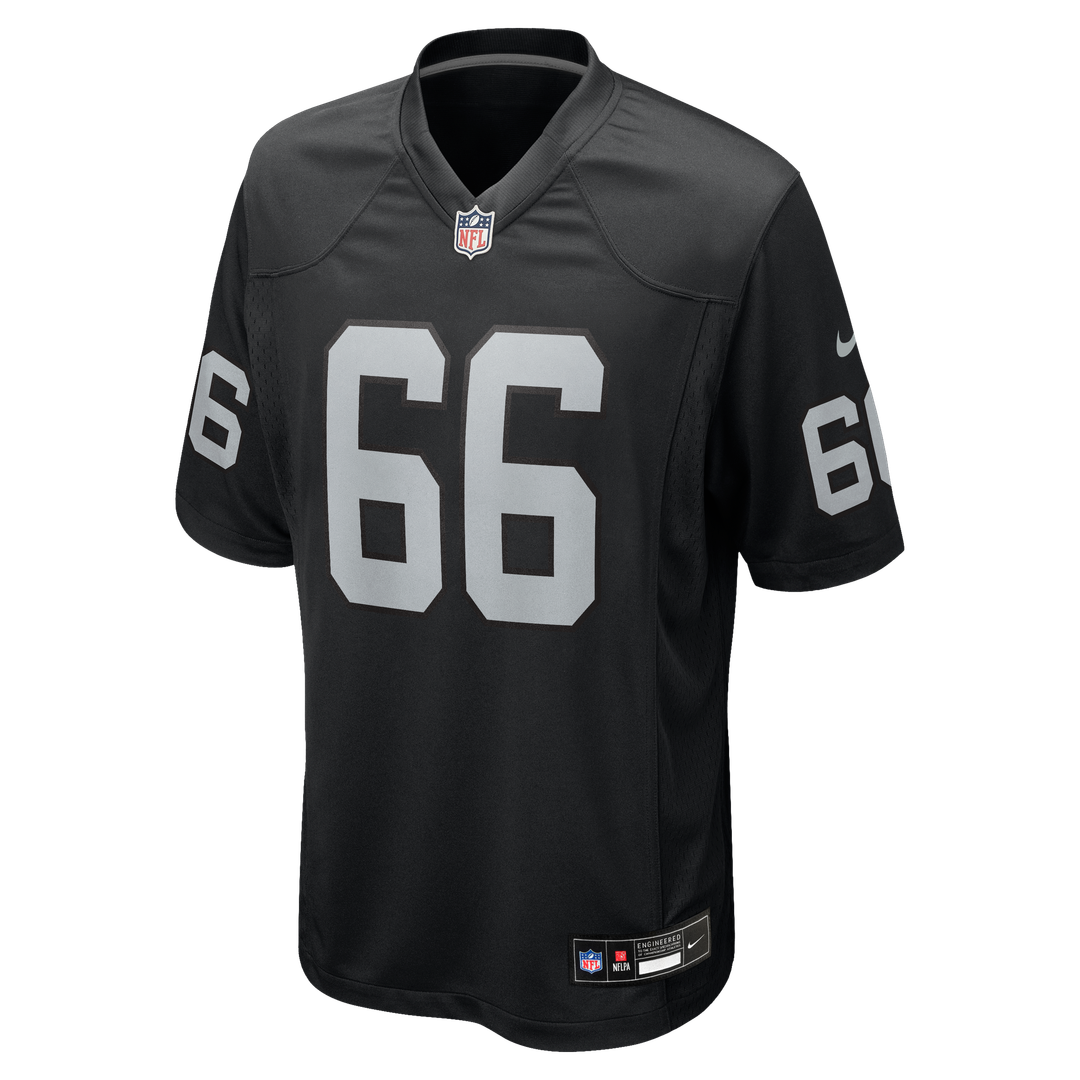 Dylan Parham Las Vegas Raiders Nike Black Game Player Jersey