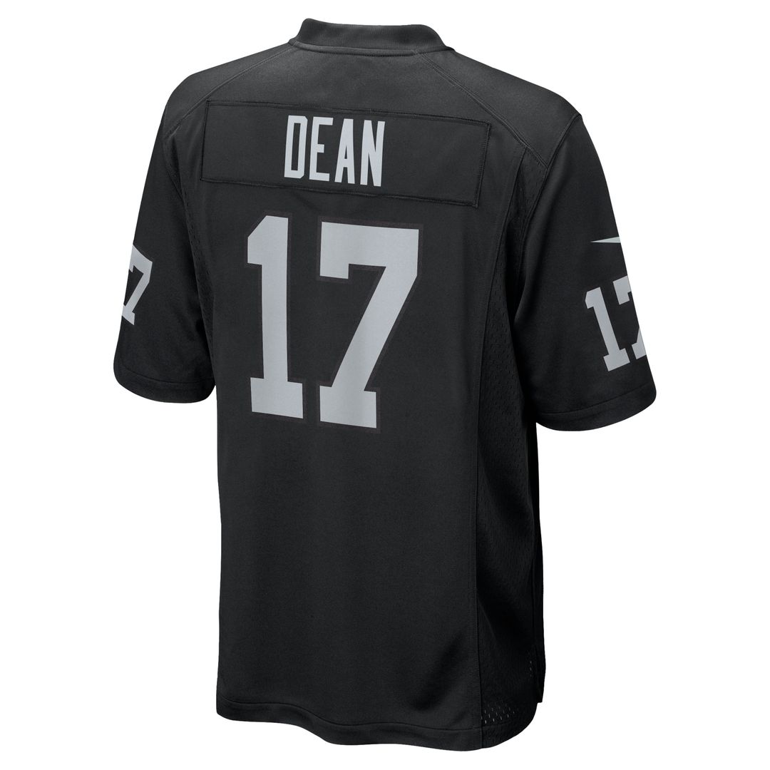 Nakobe Dean Las Vegas Raiders Nike Black Team Game Jersey