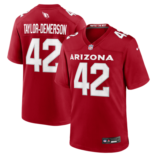 Dadrion Taylor-Demerson Arizona Cardinals Nike Cardinal Team Game Jersey