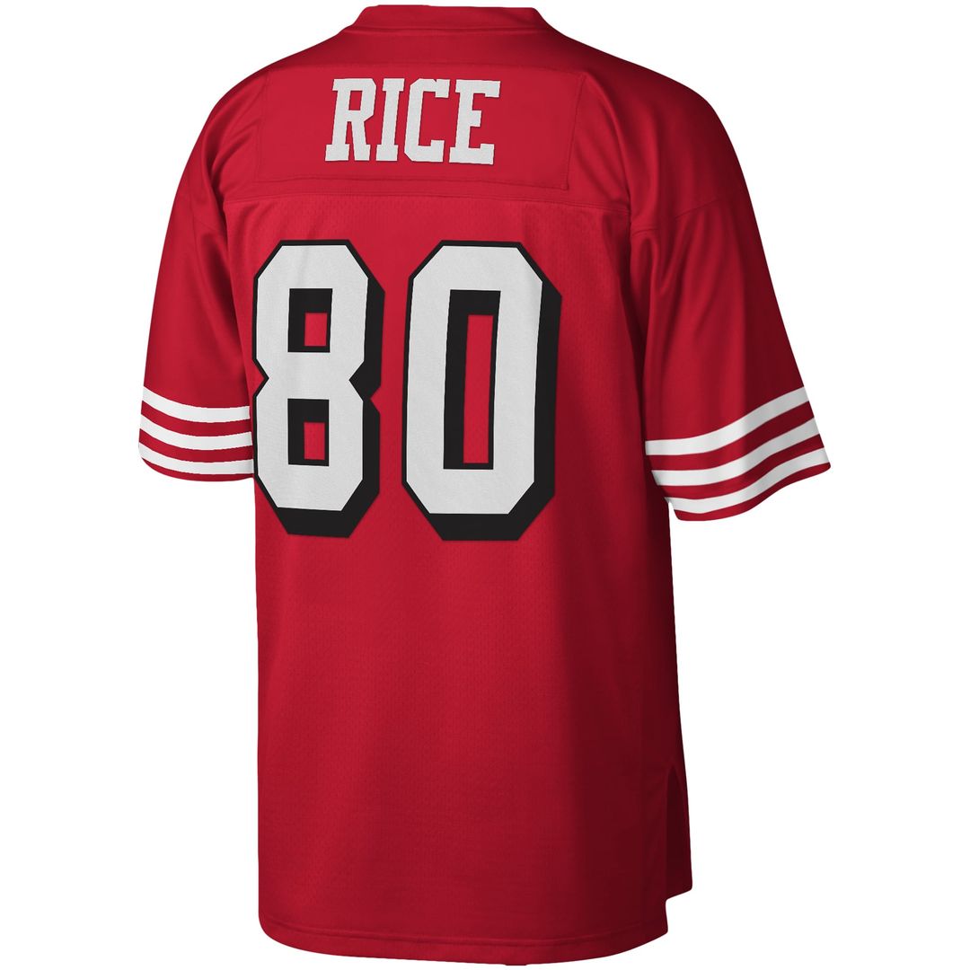 Jerry Rice San Francisco 49ers Mitchell & Ness Scarlet Legacy Replica Jersey