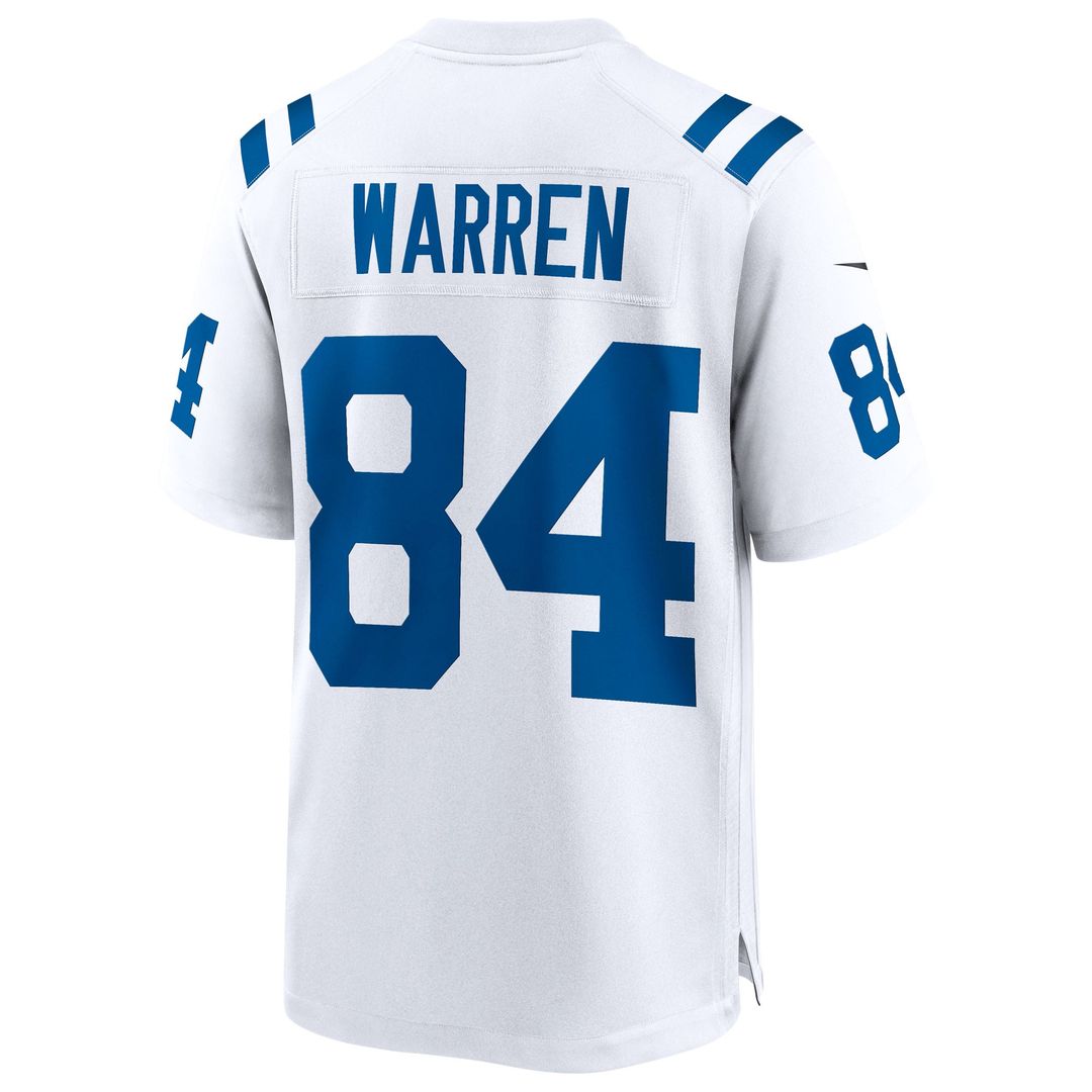 Tyler Warren Indianapolis Colts Nike White Game Jersey