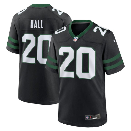 Breece Hall New York Jets Nike Legacy Black Alternate Game Jersey