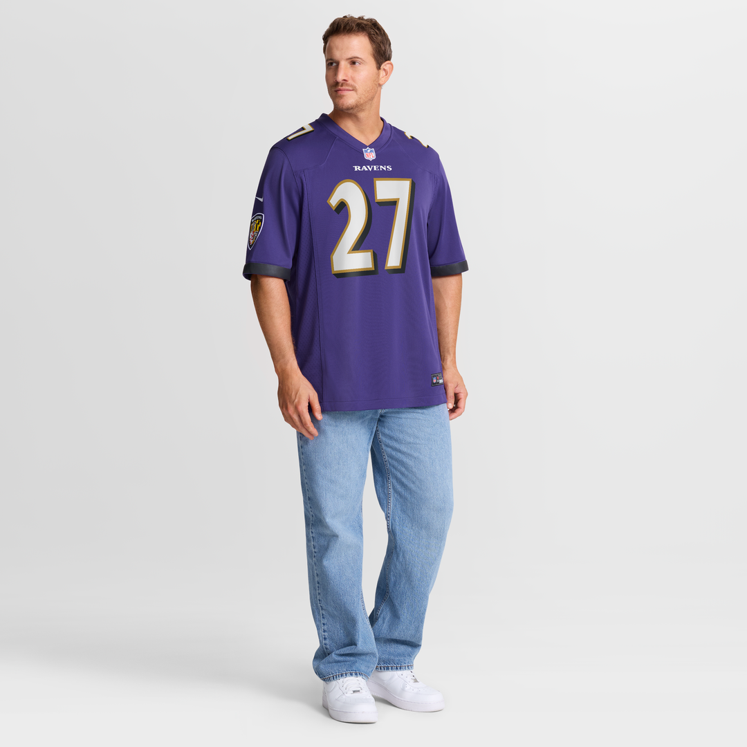 T.J. Tampa Baltimore Ravens Nike Purple Team Game Jersey