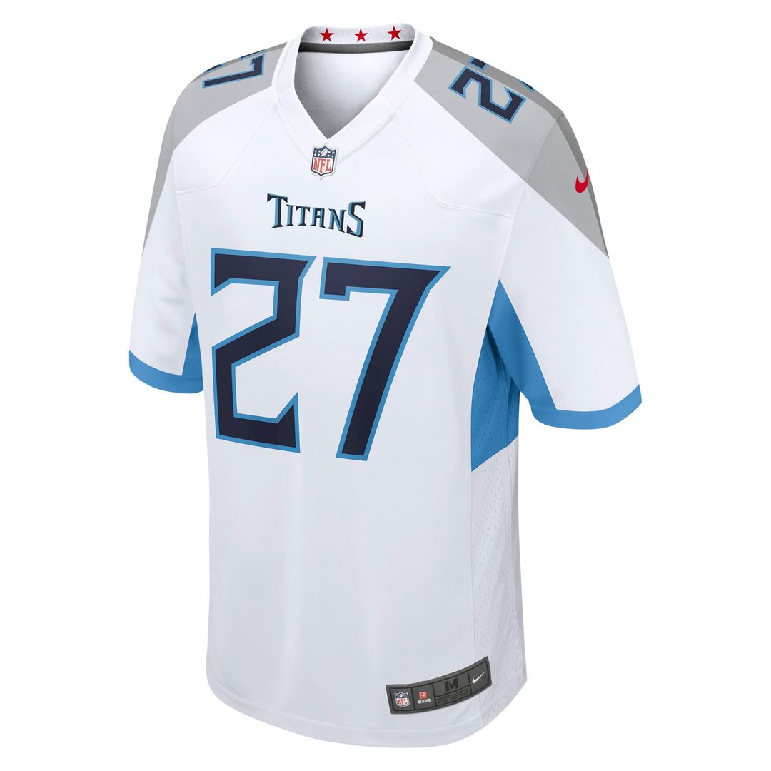Eddie George Tennessee Titans Nike White Retired Player Game Jersey
