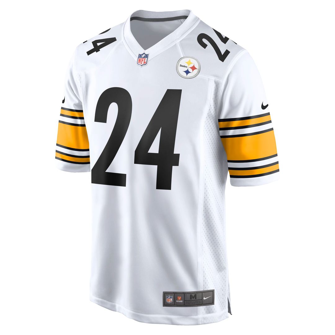 Joey Porter Jr. Pittsburgh Steelers Nike White Away Game Jersey