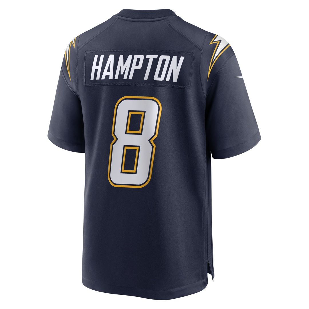 Omarion Hampton Los Angeles Chargers Nike Powder Blue Game Player Jersey