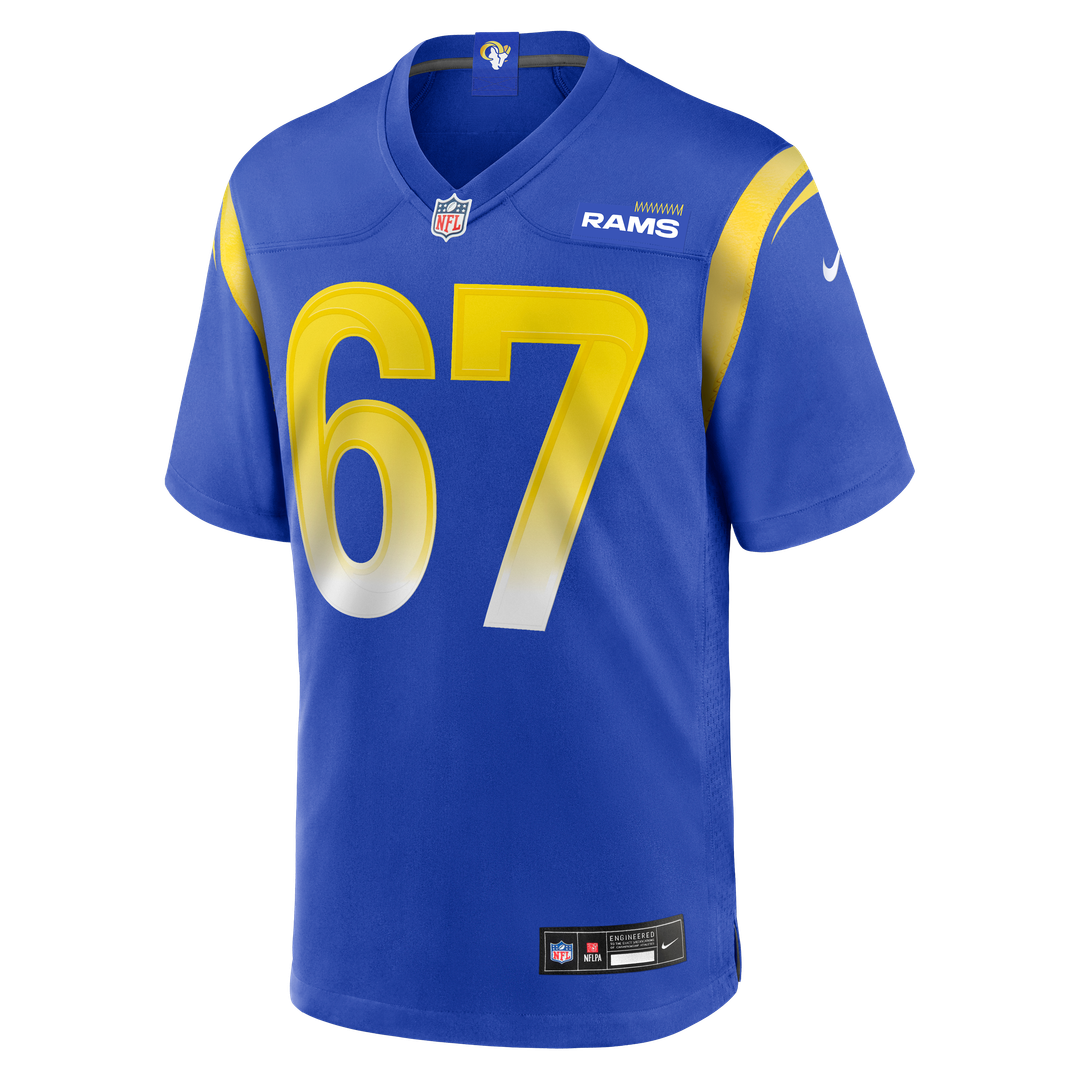 Justin Dedich Los Angeles Rams Nike Royal Game Jersey