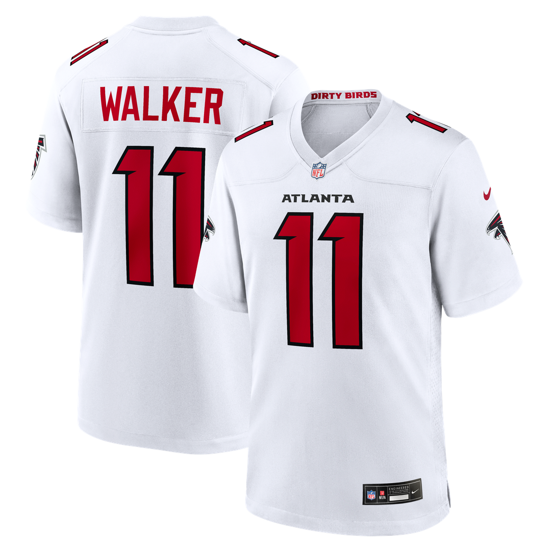Jalon Walker Atlanta Falcons Nike White Game Jersey