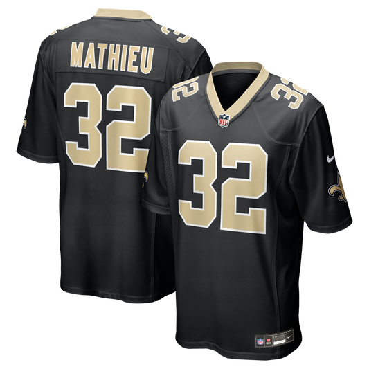 Tyrann Mathieu New Orleans Saints Nike Black Game Jersey