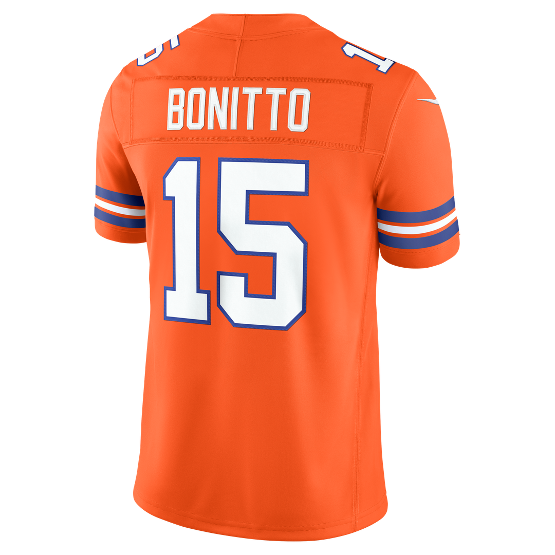 Nik Bonitto Denver Broncos Nike Navy Alternate Vapor F.U.S.E. Stitched Limited Jersey
