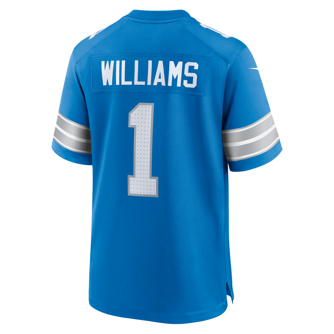 Jameson Williams Detroit Lions Nike Blue Game Player Jersey