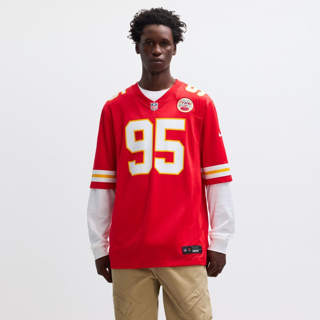 Chris Jones Kansas City Chiefs Nike Red Game Jersey